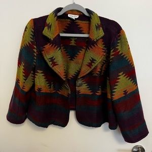 Vintage bolero cropped jacket